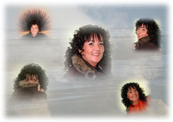 Vorschaubild, Schwarze Locken am Meer